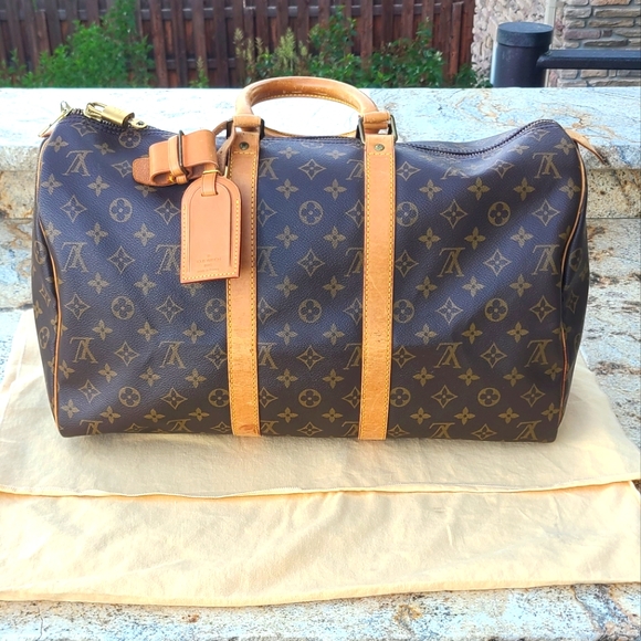 Louis Vuitton Handbags - 💥💥💥 SOLD💥💥💥 Vintage Louis Vuitton Monogram Brown Keepall 45 Bag